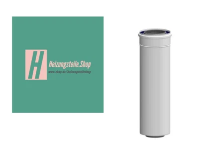 Atec Rohr 500mm DN110/160 PP weiß 3518 NEU in OVP Vaillant Bosch etc. - Bild 1 von 4