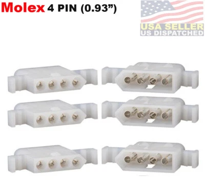 ICOM Molex LDG Heavy Duty 4 Pin Tuner Plug For ATU Extension cable kit (3 Set)