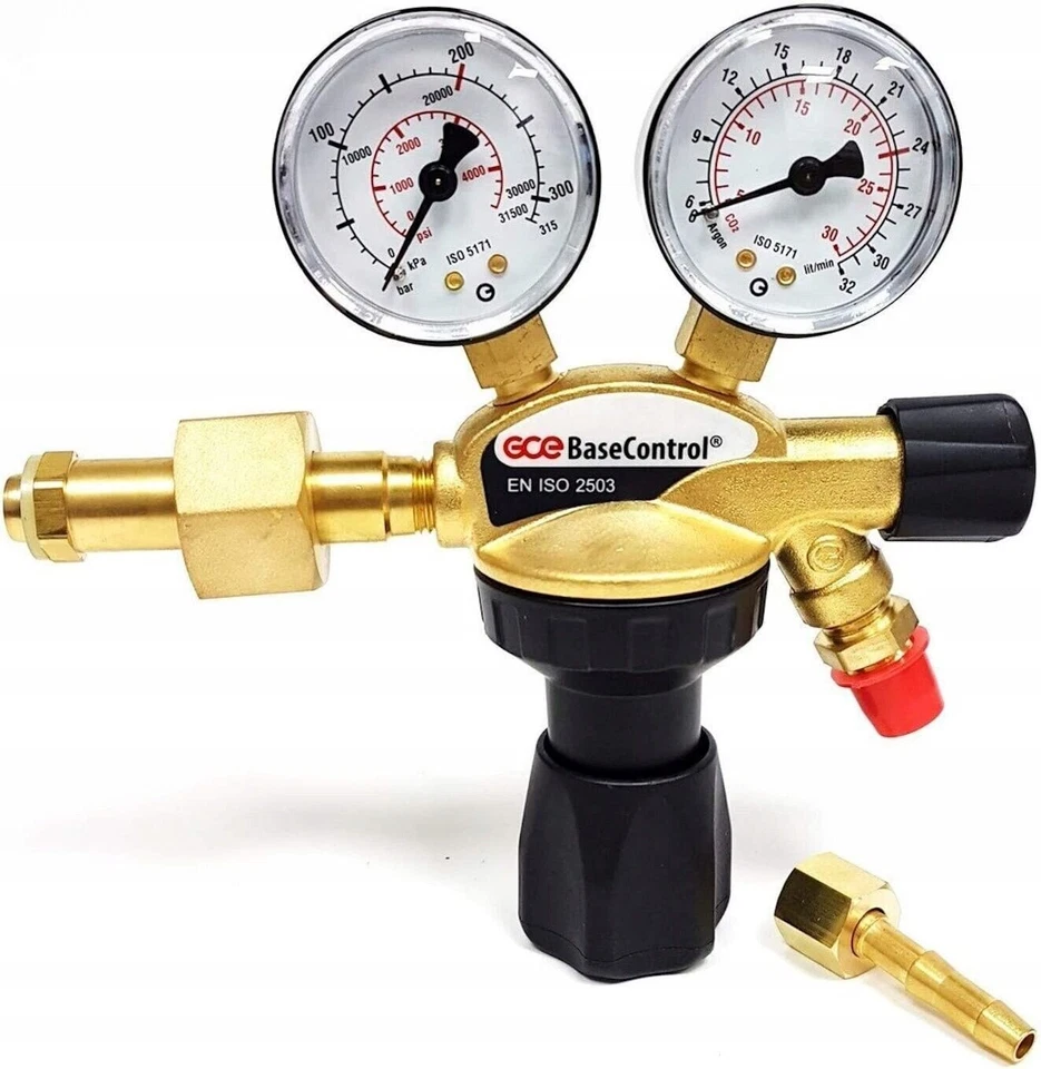 GCE BaseControl Argon CO2 200bar Druckminderer