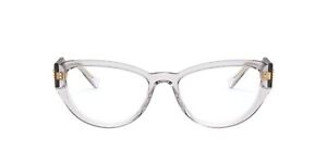 VERSACE VE3280B 593 Transparent Grey Demo Lens 53 mm Women's Eyeglasses