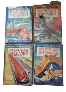 Lot of 4 Vintage Popular Mechanics Magazine From 1940 - Picture 1 of 3