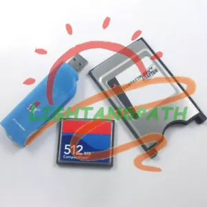 1set NEW CNC 512MB CF CF card+CF-PCMCIA adapter+SSK USB2.0 card reader - Picture 1 of 1