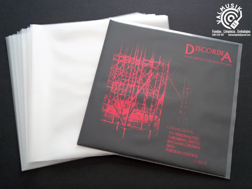 100 FUNDAS EXTERIORES GALGA 400 DISCOS DE VINILO LP 12" MAXI - NUEVAS - - Imagen 1 de 1