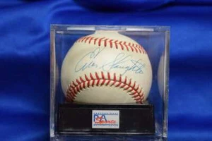 Enos Slaughter NM MT 8 PSA DNA Autograph American League Signed Baseball - Picture 1 of 2