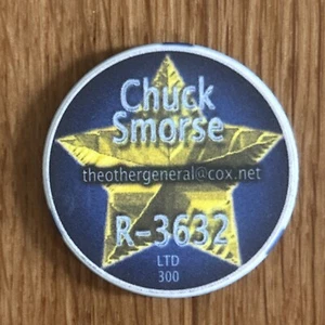 Chuck Smorse NCV NewIssue Chip Service Casino Chip R-3632 Ltd 300 RARE - Picture 1 of 3