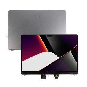 For MacBook Pro 2021 M1 A2485/A2780 2023 M2 LCD Display Screen Replacement Gray - Picture 1 of 8