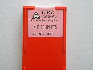 Placas para fresado roscado de C.P.T., 14 E 18 UN MT 5 - Imagen 1 de 2