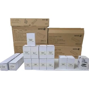 4x black 9x Magenta 2x yellow 1x blue Tonerkartusche Xerox Phaser 7100 - Bild 1 von 4