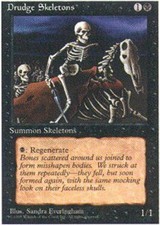 Drudge Skeletons X4 (4th Edition) MTG (NM) *CCGHouse* Magic