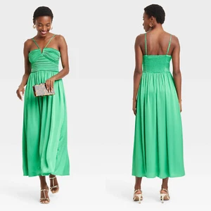 XS - Womens Maxi Sundress - A New Day - Green - Picture 1 of 7