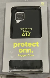 ONN Samsung Galaxy A12 Rugged Phone Case 15' Fallschutz - Bild 1 von 2