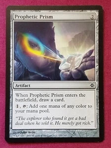 Magic The Gathering RISE OF THE ELDRAZI PROPHETIC PRISM artifact card MTG - Picture 1 of 2