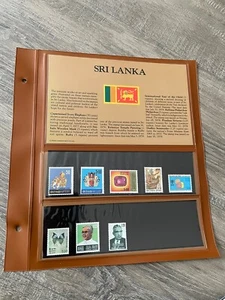 Vintage Sri Lanka Postage Stamps Lot Of 8 Variety  - Picture 1 of 6