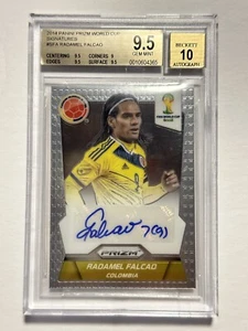 2014 Panini Prizm Fifa World Cup Signatures Radamel Falcao BGS 9.5 Auto 10 POP 1 - Picture 1 of 2