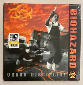 Biohazard Urban Discipline 2LP 30th Anniversary Vinyl Yellow Flame New Limited - Foto 1 di 3