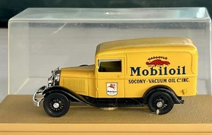 VINTAGE Eligor 1/43 Scale Diecast Model 1077 FORD V8 1934 MOBIL OIL YELLOW truck - Picture 1 of 7
