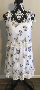 Alice Thrw The Looking Glass Chiffon Kleid Gr. M Neu mit Etikett - Bild 1 von 3