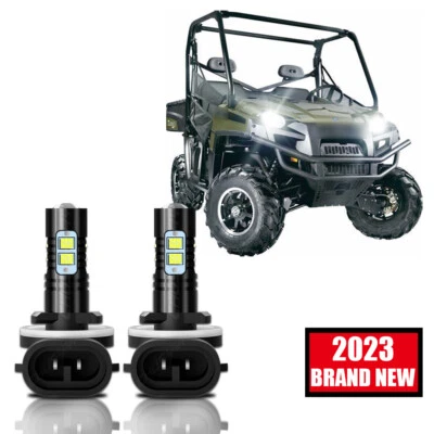 Faro LED 6000K Bombillas Blanco Brillante para Polaris ACE 150 500 570 900 Foto 1 de 4