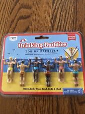 Drinking Buddies ドリンクマーカー 6 ガイ 新品、パッケージ密封済み