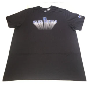 Nike Duke Blue Devils Men Size 2XL NCAA Fan T Shirt Black Game Royal DQ0703-010 - Picture 1 of 5