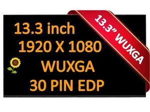 NV133FHM-N4T 13.3" FHD 1920×1080 LED LCD Screen Replacement Panel Display 30 Pin - Picture 1 of 4