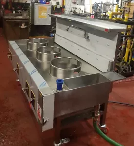 Wok Cooker 3 Burner Chinese/Thai Commercial Gas Cooker. vortex turbo burner - Picture 1 of 7