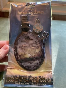 Breaking Dawn Part 2 Cullen Crest And Horizon Luggage Tag And Lock - Picture 1 of 4
