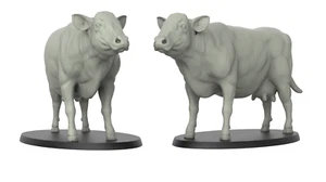 Cow Farm Animal D&D Roleplaying Dungeon and Dragons Miniature - Picture 1 of 1