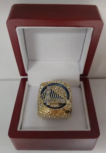 Stephen Curry- 2022 Golden State Warriors Championship Ring W Wooden Display Box - Picture 1 of 4