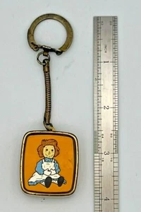 Vintage Clover Raggedy Ann Schlüsselanhänger Spieluhr - Bild 1 von 3