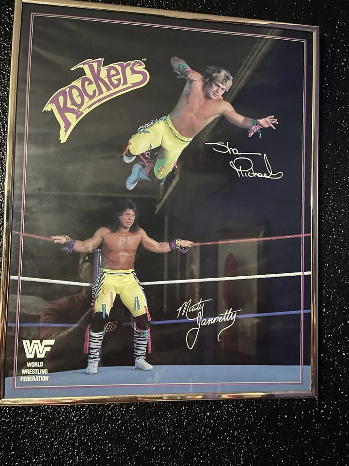 Póster vintage 1989 WWF Wrestling 21x17 The Rockers  Foto 1 de 1