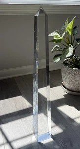 Modern 20 Zoll Kristallglas Obelisk Dekoration - Bild 1 von 3