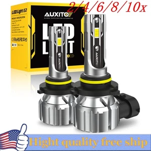 9005+HB3 LED Headlight Combo High Low Beam bulb Kit Super White Bright Lamp 2/4X - Picture 1 of 21