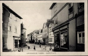 Ak Kirchhain in Hessen, Marktplatz, Geschäfte, Kinder - 3775013 - Picture 1 of 2