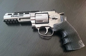 Barra Airguns Exterminator 4 in Nickel BB Revolver - Picture 1 of 8