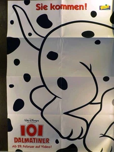 101 Dalmatiner - Videoposter A1 84x60cm gefaltet (g) - Picture 1 of 1