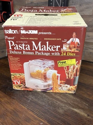 Vintage Popeil Deluxe Bonus Automatic Pasta Maker New OPEN BOX - Image 1 of 4