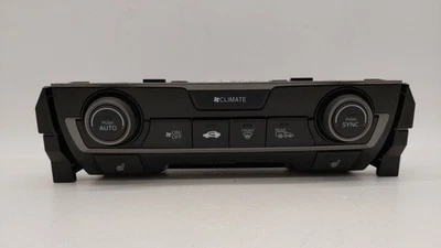 2017-2018 Honda Civic Ac Heater Climate Control Temperature Oem H6G9A - Image 1 of 4