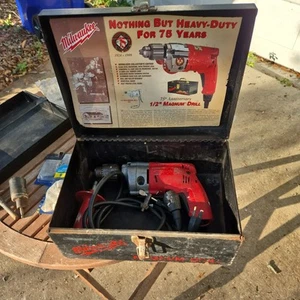 Milwaukee Magnum 1/2” Drill 0234-75 75th Anniversary Collectors Ed. With Case - Picture 1 of 7