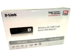 D-LINK DWA-182 Wireless AC1200 Dual Band USB 3.0 WiFi Adapter - Picture 1 of 10