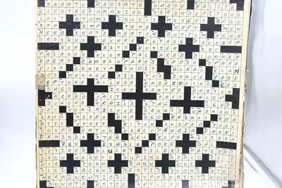 Vintage Springbok Double Dilemma Crossword Puzzle Over 500 - Image 1 of 4