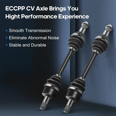 Juego de ejes ECCPP CV para Yamaha Grizzly 550 2010-2014 delantero izquierdo y derecho Foto 1 de 4