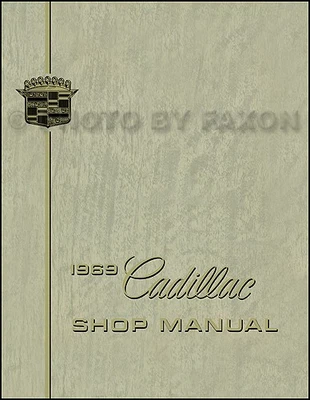 1969 Cadillac Riparazione Negozio Manuale 69 Demon Eldorado Fleetwood Calais 60 - Immagine 1 di 4