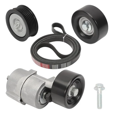 张紧器和蛇形 V 型带和空转滑轮套件适用于 2.0L 2.4L Sonata Tuc — 第 1/4 张图片