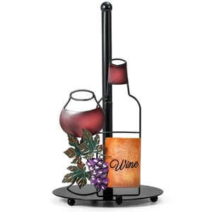 Wine Paper Towel Holder Countertop - Grape&Wine Decor Gifts, Cute Rustic Coun... - Picture 1 of 7
