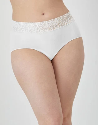 Bali Modern Seamless Lace Trim Brief Underwear Women's - Image 1 of 2