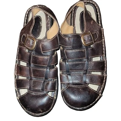 Zapatos superiores de cuero marrón Canyon River Blues Basha 84083-566 para hombre talla 8M T Foto 1 de 4