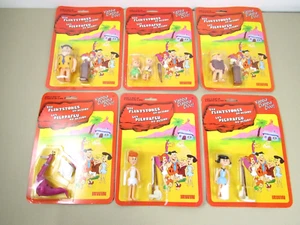 Rare The Flintstones Complete Carded Figure Set by Irwin Hanna-Barbera 1985 - Bild 1 von 12