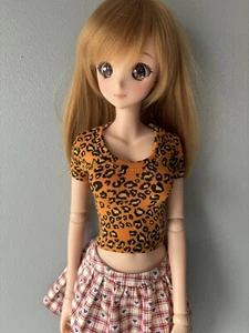 T-Shirt Leopardendruck kurzes Oberteil für Smartdoll SD BJD Puppenkleidung - Bild 1 von 1