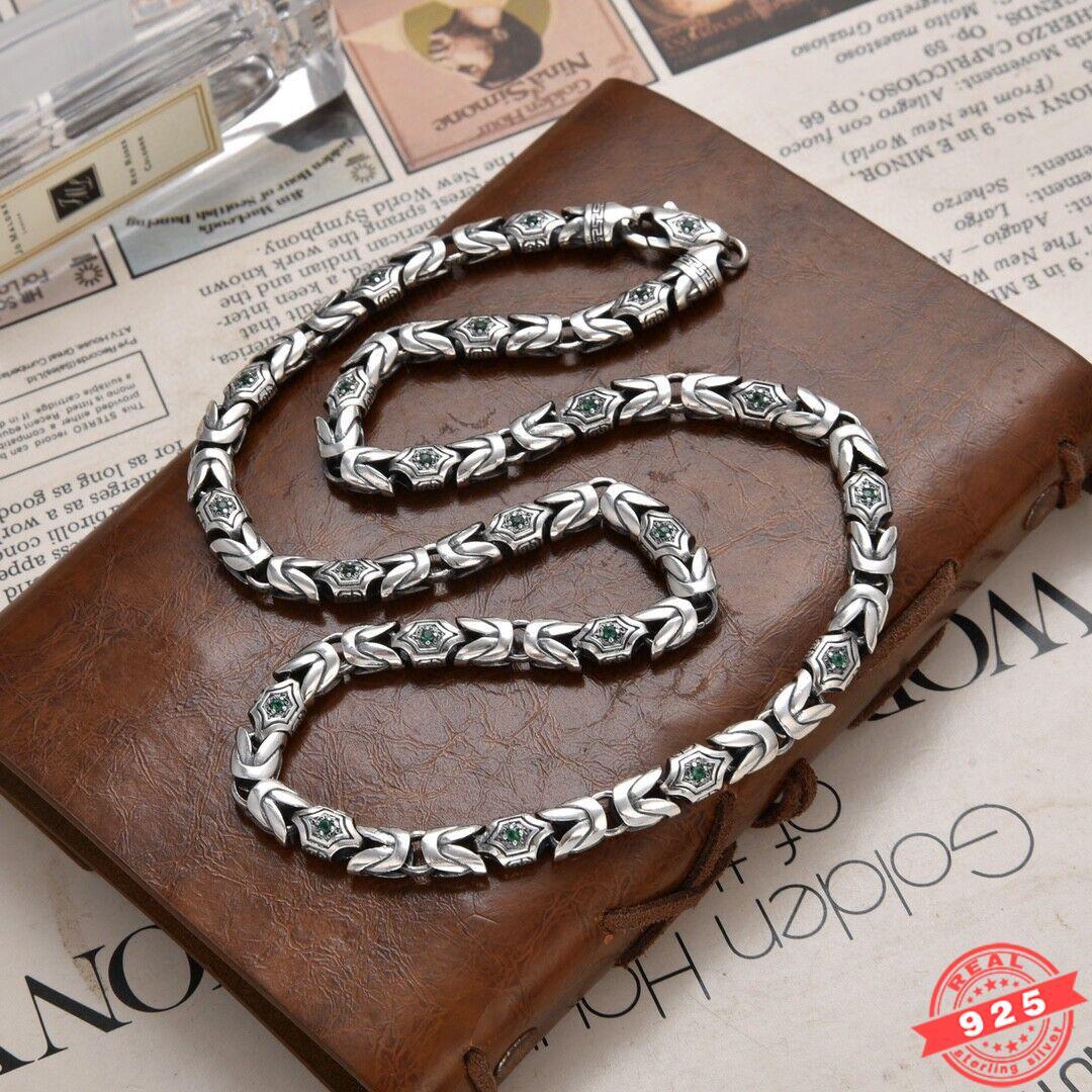 Zircon Sterling Silver Chains, Necklaces & Pendants for Men Zircon Sterling Silver Chains, Necklaces & Pendants for Men